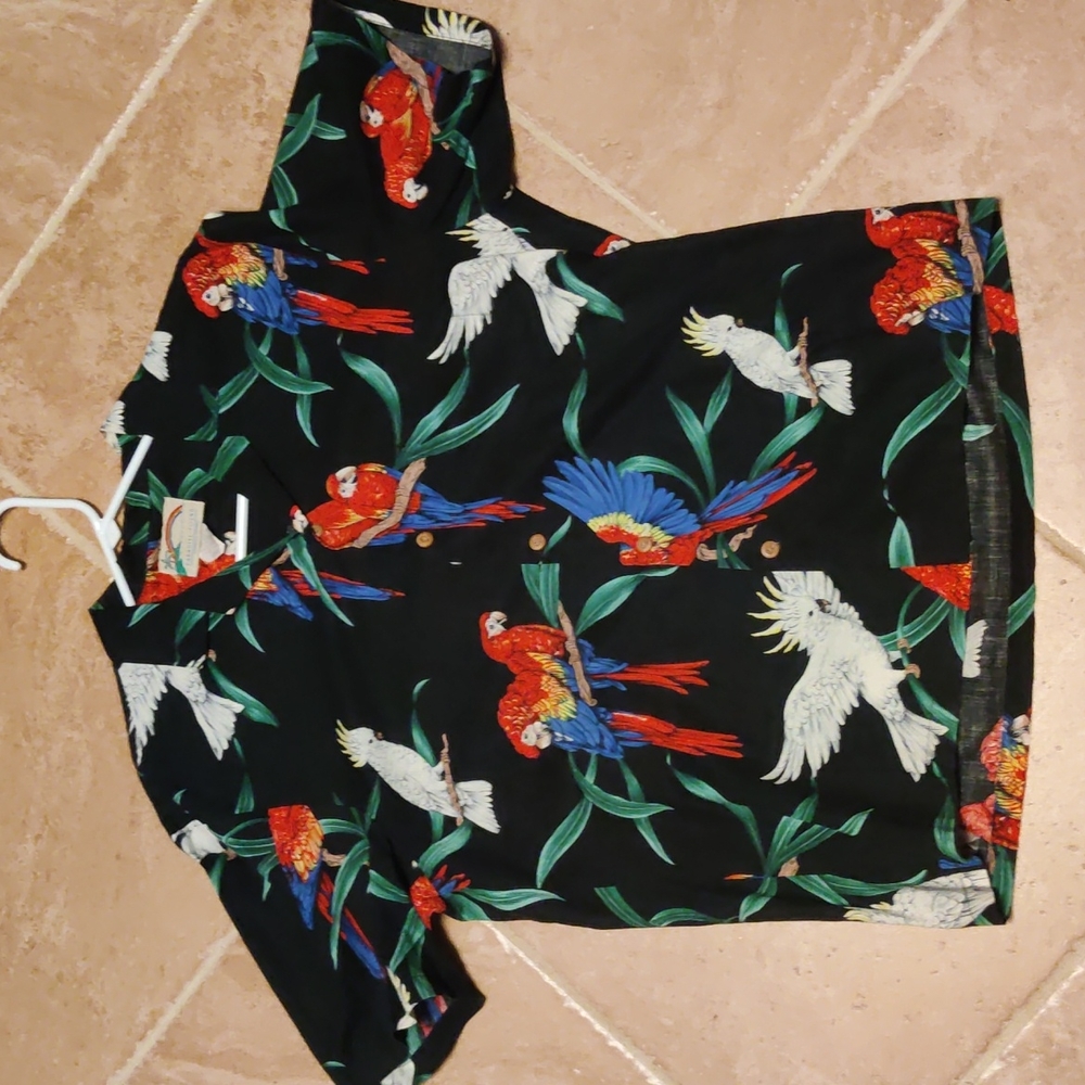 Hawaiian parrot cockatiel shirt
